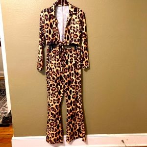 Leopard Crop Top Two Piece “Scary Spice” Costume